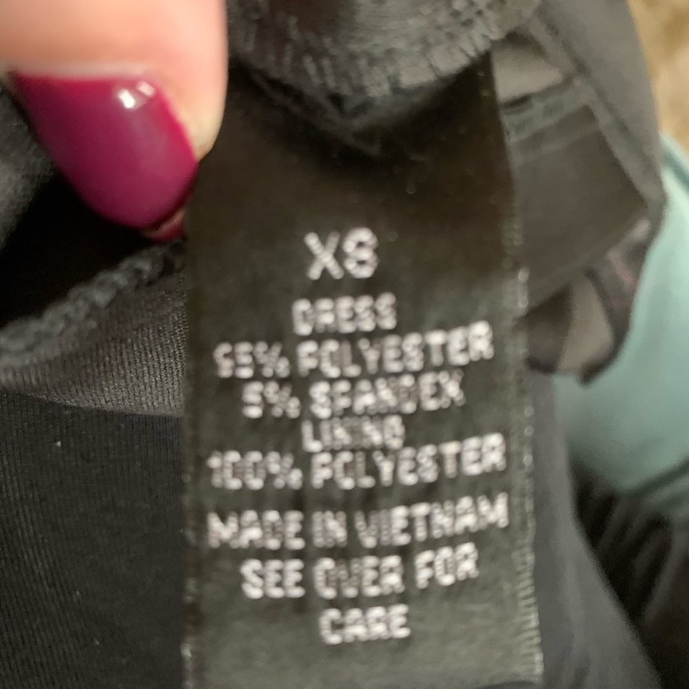 BCX Dress- Black with Rhinestones - Picture 6 of 6